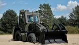Ukraine Introduces New UAT-SPIDER Armored Backhoe Loader for Position Arrangement, Other Engineering Works
