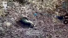 ​How russian Invaders Attempt to Counter Ukrainian Kamikaze Drones in Kharkiv Region: Rifles, Legs and Bare Hands 