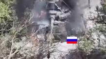Ukrainian Drones Spot and Destroy Hidden russian T-72 Tank and D-30 Howitzer (Video)