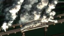 Bridges Hit, Fuel Depots Burning: New Satellite Images Show Impact of Strikes on Occupied Crimea