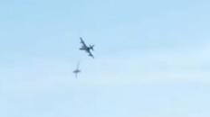 russian Su-25 Hits Its Own Wingman During Airstrike over Donetsk Region