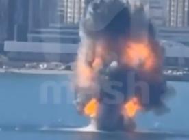 ​Aerial and Naval Drones Strike Hits Novorossiysk, russia's Black Sea Naval Hub