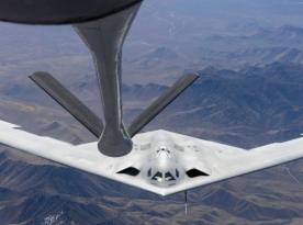 B-21 Raider Reaches Air Refueling Test Milestone as Northrop Boasts Lower Fuel Consumption Than Fourth, Fifth-Gen Aircraft 