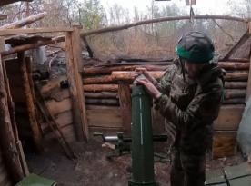 How Special Hidden Mortar Positions Work On The Example of Ukrainian Mortarmen