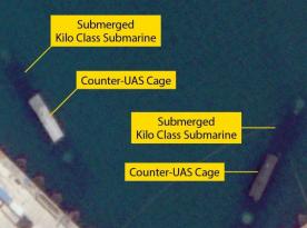 ​UK Defence Intelligence: Satellite Images Show russia Protecting KILO Submarines from Ukrainian Drones