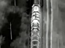 Ukrainian Drone Disables russian Fuel Train Locomotive in Bryansk Region (Video)
