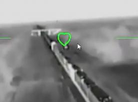 Ukrainian Drones Strike Two russian Locomotives on Key Crimean Rail Line (Video)