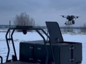 Ukrainian Ratel H UGV Now Equipped to Launch FPV Drones With New Four-Cell Launcher