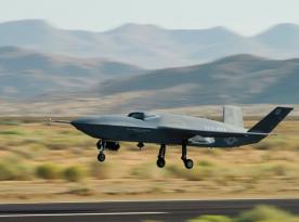 GA-ASI's YFQ-42A Collaborative Combat Aircraft Enters Flight Testing with the U.S. Air Force
