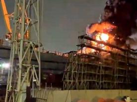 Satellite Imagery Suggests russian Boykiy Corvette Was Effectively Destroyed After Ukrainian Drone Attack in Kronstadt