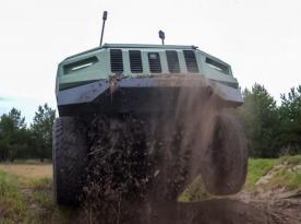 One Ton Per Mission: Rare Footage Shows Ukraine's Protector UGV Surviving FPV Drone Strike and Delivering Its Cargo
