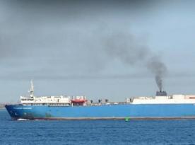 Two russian Military Cargo Ships Hit in Caspian Sea Joint Operation