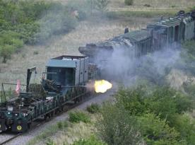 ​russia Shows Off the Yenisei Armored Train with the ZU-23-2 Cannon, BMP-2 Fighting Vehicle, and NSV Utyos Gun