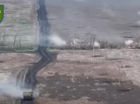 ​Ukrainian BMP-2 Vehicle and Drones Annihilate russian Assault Detachment (Video)