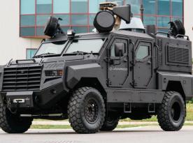 Ukraine-Tested Senator MRAP is Now Equipped with Falcon Shield Anti-Drone System