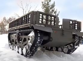 ​A Robot Delivers Ammunition to Ukrainian Warriors Right to Positions (Video)