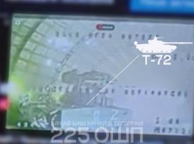 Nothing Was Helpful - russian Tank Was Hit Right in Its Hiding Place (Video)