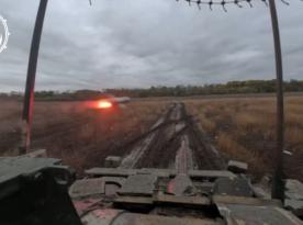 TOW Anti-Tank Missile Launch from American Bradley IFV: Footage by Ukrainian Soldiers of the 47th Brigade 