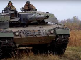 Ukrainian Forces Showcase the Power of the Leopard Tank Against russian Attacks (Video)