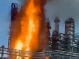 ​Ukraine's Security Service Reports Strike on Major russian Lukoil Refinery 1,500 Kilometers from Border