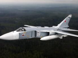 Ukraine Destroys Su-24M and Four Pieces of Airfield Equipment at Saky in Occupied Crimea (Video)