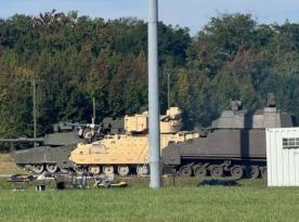 XM30 Bradley Successor and AMPV With 50mm Turret Spotted in Metal Alongside M1E3 Abrams Prototype