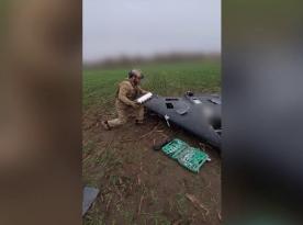 Ukrainian Sappers Neutralize russian Shahed Drone Loaded with the PTM-3 Anti-Tank Mines in Sumy Region (Video)