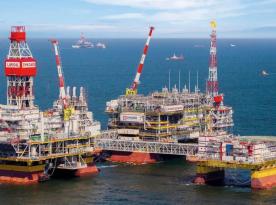 Ukrainian Drones Strike russian Oil Platforms in the Caspian Sea for the First Time