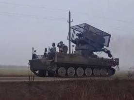 Ukrainian Troops Showcase Improvised MLRS Based on MT-LB, Likely Using RBU Launch Tubes