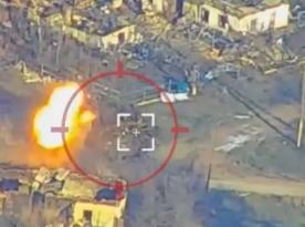 Ukrainian Drones Hunt Down russia's Turtle Tanks on the Front Line (Video)