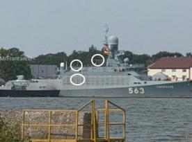 russian Serpukhov Missile Ship Equipped with Anti-Drone Grills, but Modification Isn't New
