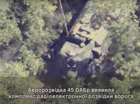 Ukrainian Artillery Delivers a Direct Hit on Concealed russian R-934B Sinitsa EW System (Video)