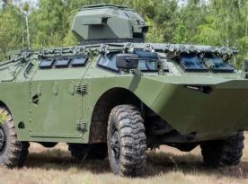 Ukraine's First Hardware-Tested Anti-FPV Active Protection System Has Been Unveiled on BRDM-2M 