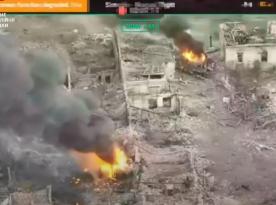 ​Ukrainian Kamikaze Drone Operators Eliminate Fortified Positions and Vehicles with Cutting-Edge Tactics (Video)