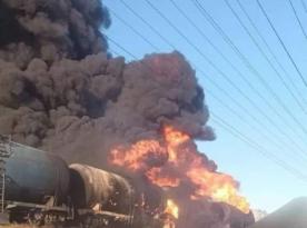 Ukrainian Forces Strike russian Military Railway Convoys in Zaporizhzhia