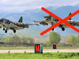 ​The Defense Forces of Ukraine Shoot Down One of Two Russian Su-25 Aircraft (Video)