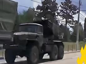​russian Invaders' Equipment Spotted in Temporarily Occupied Crimea Again