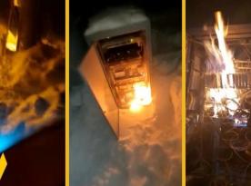 Atesh Partisans Burn russian EW Towers, Clearing Way for Ukrainian Drone Strike on A-50 Aircraft at Air Repair Plant