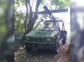 Civilian VAZ-1111 Car Transformed Into a Launcher For russian Molniya Drone