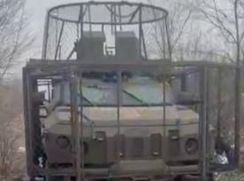 Cope Cage Saves Novator Vehicle and Crew From an FPV Drone