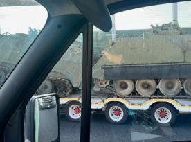 ​Italy's VCC-1 Armored Carriers Spotted En Route to Ukraine