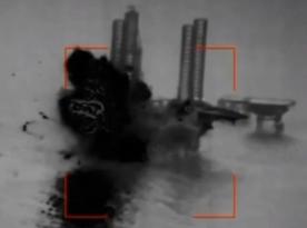 ​Ukraine’s Navy Destroyed russian Military Facilities on the Syvash Drilling Rig in the Black Sea (Video)