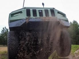 ​Ukraine's Largest Protector UGV to Receive Anti-Aircraft Drones Alongside Mysterious Laser