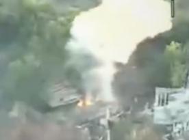 ​russian 2S1 Gvozdika Howitzer Destroyed after Ukrainian Drone Spots Firing Position (Video)