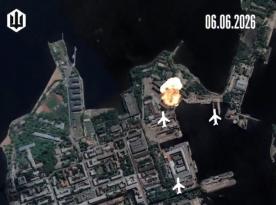 Ukraine Hits Key Fuel Infrastructure, Navy Arsenal, Baltic Fleet Facilities Near St. Petersburg (Video)