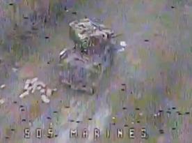 ​Ukrainian Marine Drones Leave $2M russian Typhoon Vehicle in Ruins (Video)