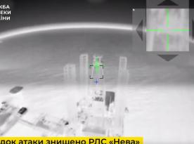 Ukraine Destroys russian Neva Radar System on Seized Black Sea Platform (Boyko Towers) in Drone Strike (Video)