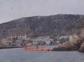 ​The Atesh Partisans Reveal russian Occupiers' Boom Barriers in Balaklava Bay