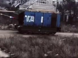 ​russians Began Install Sea Cans on Tanks, Apparently Seeking to Increase Their Protection, Which Is Rather Doubtful