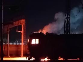 Ukrainian Partisans Report Sabotage of russian Military Locomotive Supplying Sumy Front